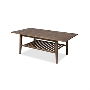 Palermo sofabord INKL. tremmehylde - Massiv eg røget - 2 størrelser